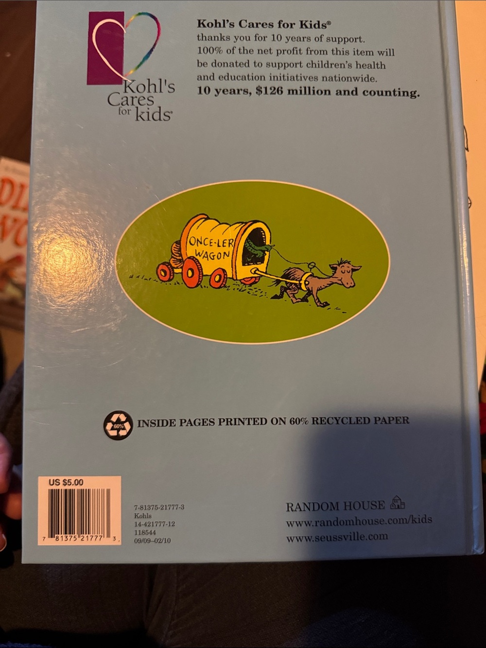Dr. Seuss The Lorax - Blue, Yellow, Red Illustrated Cover - Picture 2 of 2